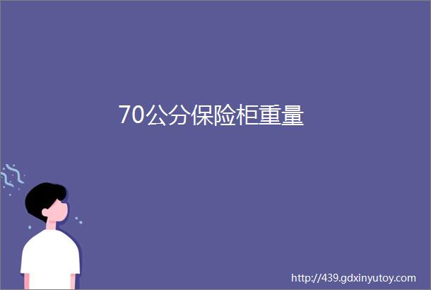 70公分保险柜重量